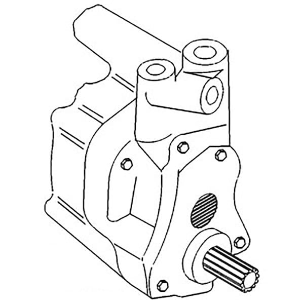 Aftermarket Hydraulic Aux Pump Fits Massey Ferguson 1080 1085 150 175 165 250 285 531607M1 - main
